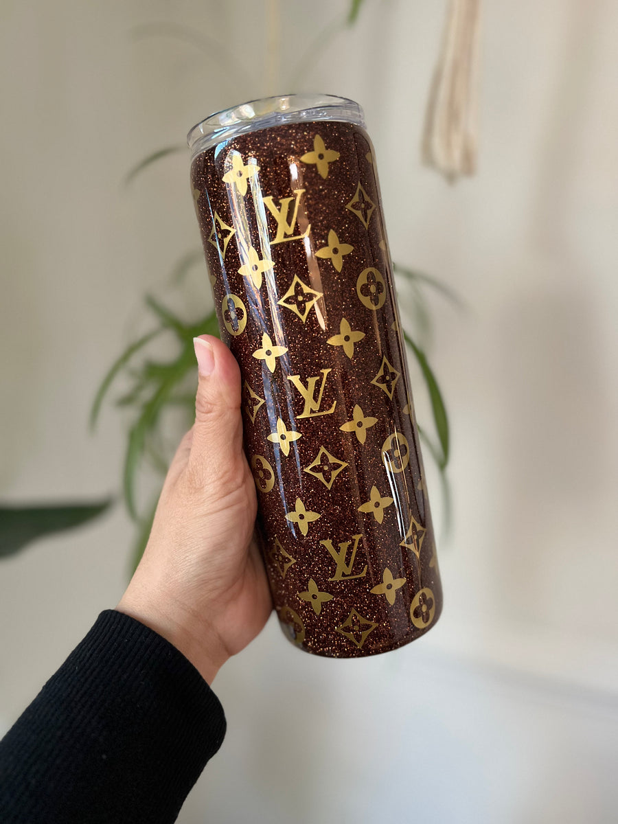 20oz Brown L Skinny Luxe Collection Tumblers