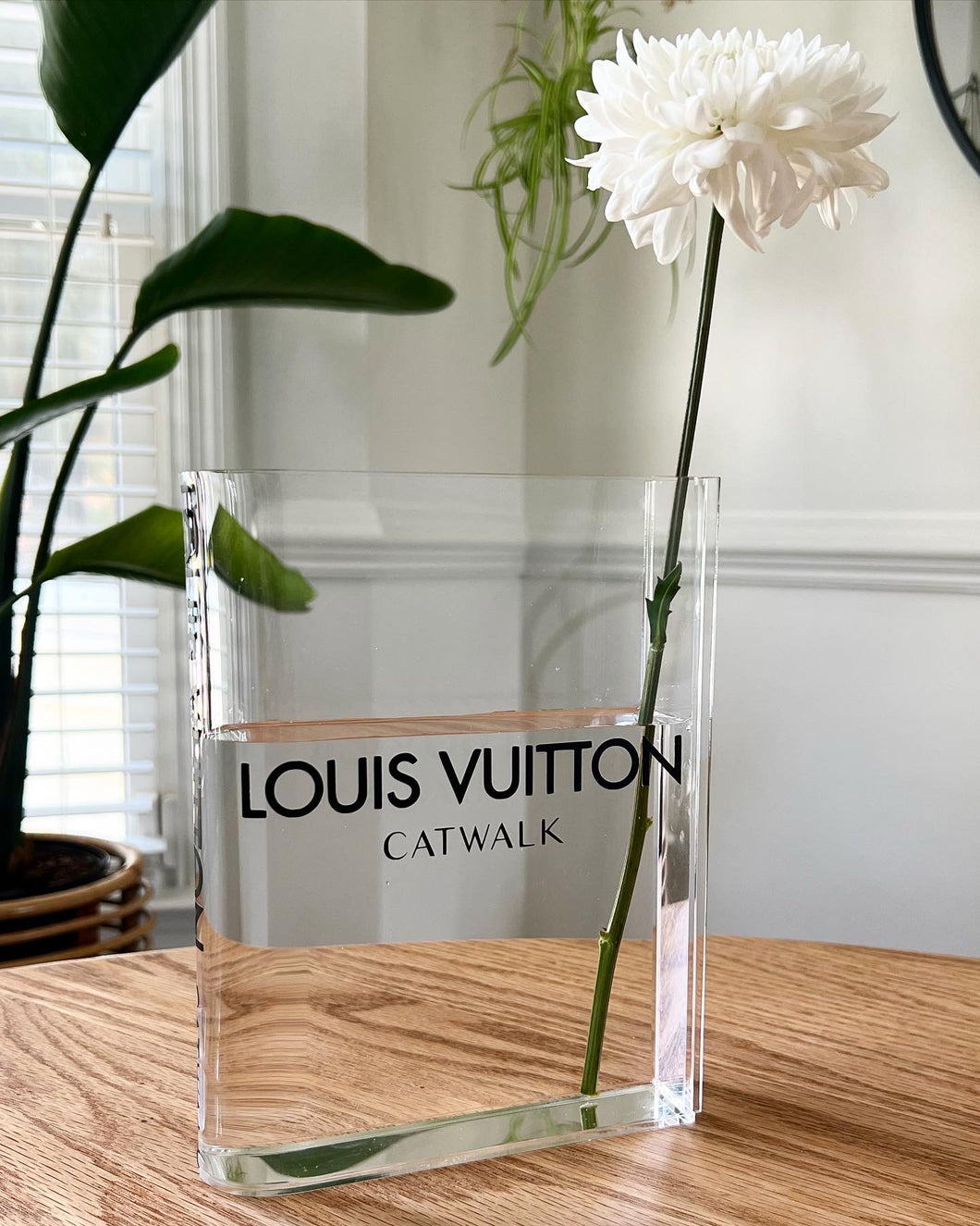 L Luxe Acrylic Vase