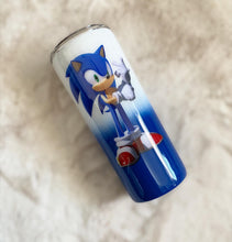 Load image into Gallery viewer, 20oz Sonic the Hedgehog Tumbler EPOXY
