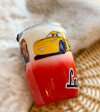 Load image into Gallery viewer, Kid Tumbler Lightning McQueen  TUMBLER- RESIN
