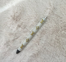 Load image into Gallery viewer, White Glitter L luxe pen
