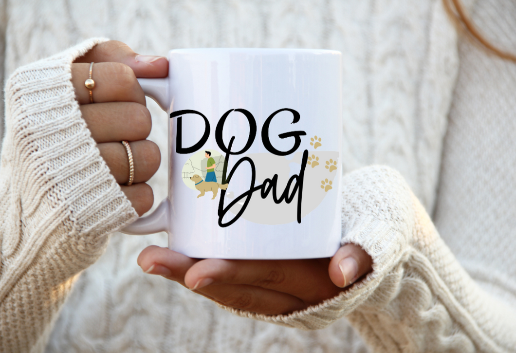 DOG DAD Coffee MUG