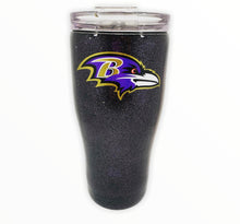 Load image into Gallery viewer, Baltimore Ravens Football  30oz Tumbler
