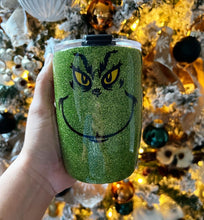 Load image into Gallery viewer, Grinch Resin Wine Tumbler
